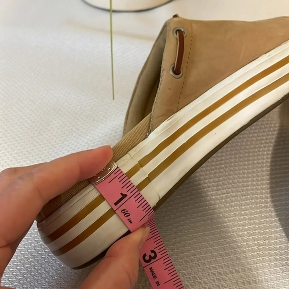 G H Bass & Co womens sandals 8 Roxanna tan leather flat slide slip on casual - Picture 8 of 9